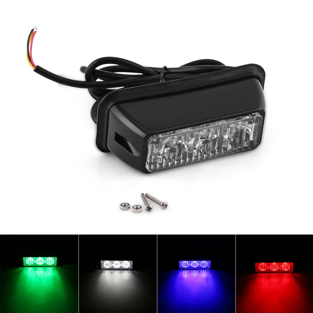 3 светодиодный аварийный стробоскоп для автомобиля предупреждающий индикатор
