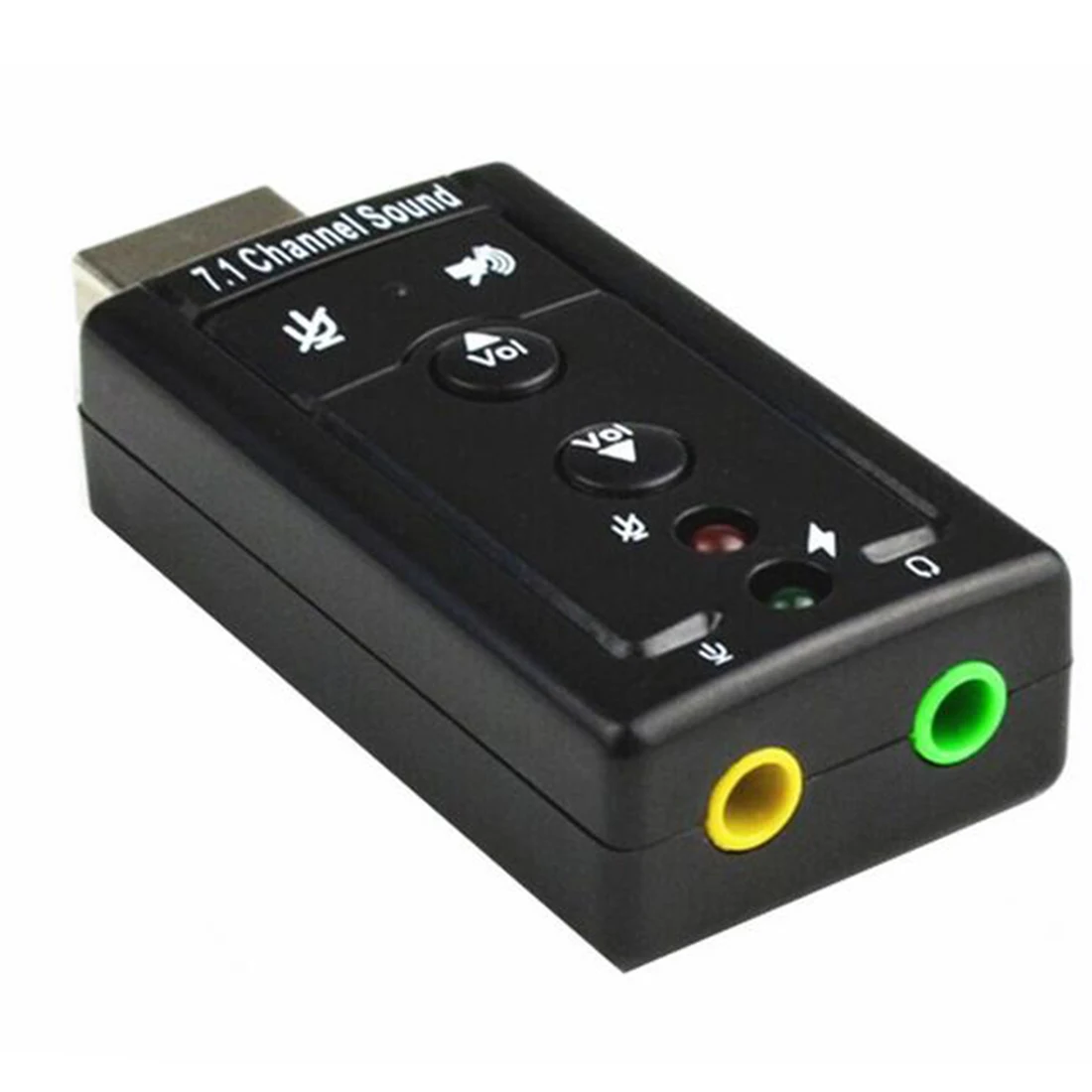 NOYOKERE Внешний USB Аудио Звуковая карта адаптер Виртуальный 7,1 ch USB 2,0 микрофон динамик Аудио гарнитура микрофон 3,5 мм разъем конвертер