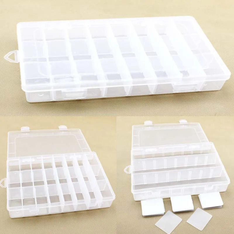 1 предмет модный 24 отсека регулируемая пластиковая коробка для хранения
