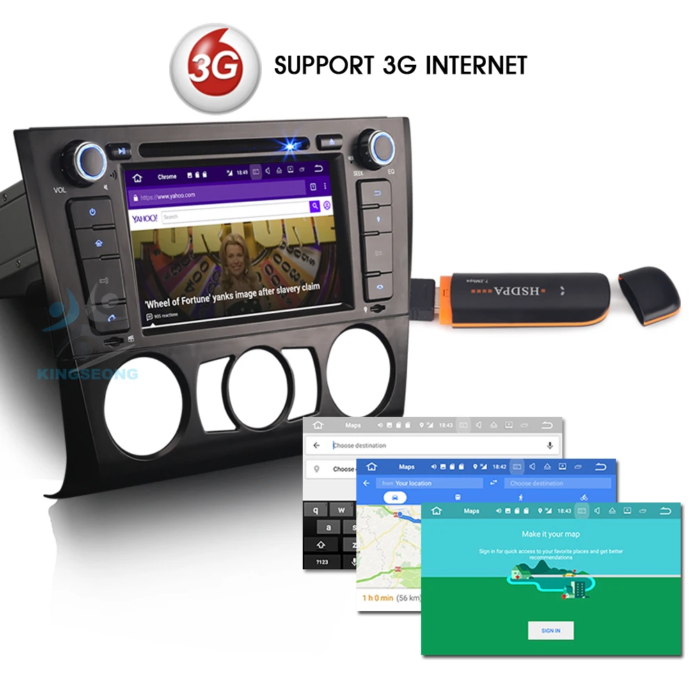 Авторадио Android 7 1 DAB + GPS WiFi Bluetooth автомобильный CD DVD Navi для BMW серия E81 E82 E87 E88 хэтчбек