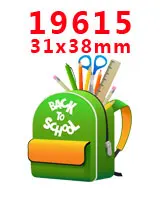 19615 30 шт мультяшный персонаж плоское украшение из смолы PR 17995 - Цвет: 19615