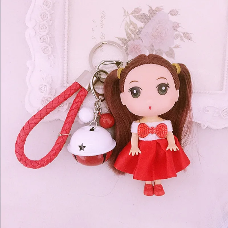 12cm Mini Cute Dolls Children's Princess Satchel Pendant Lovely Packing Beautiful Key Buckle Little Gifts for Gril | Игрушки и хобби