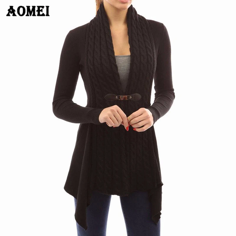 Casual Sexy Women Irregular V Neck Tops Sweaters Female Loose Knitwear Jackets Coat Long Sleeve Knitted Cardigans Outwear Jumper |