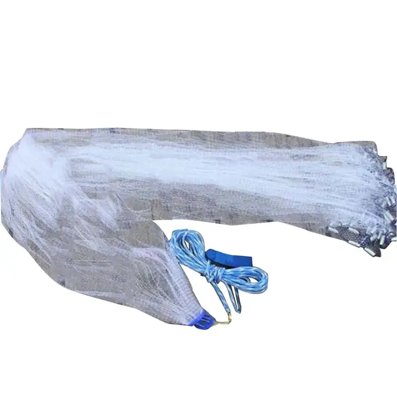 Американская ручная рыболовная сеть высокопрочная нейлоновая моноволокнистая