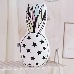 Pineapple Декор фрукты Радуга плюшевая подушка ананас клубника вишня мягкая подушка диван стул Детская кроватка Декор дети друзья подарок - Цвет: Pineapple