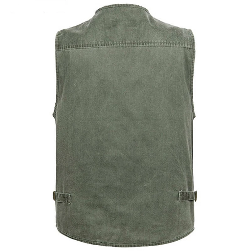 Мужские рабочие карго жилеты размера плюс 7XL большие и высокие мужские уличная