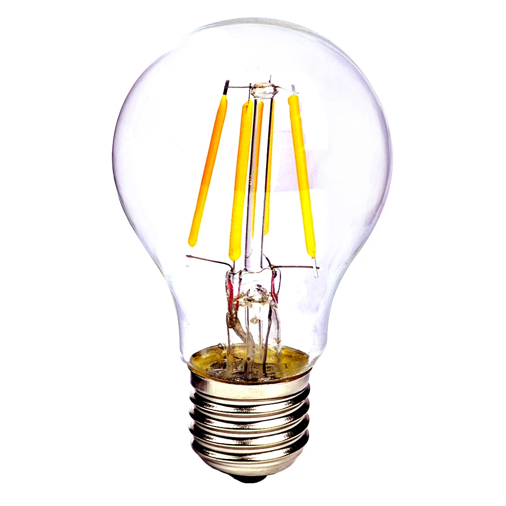 Эдисон Ретро накаливания LED E14 E27 2 Вт 4 6 8 Свеча света точечная Лампа