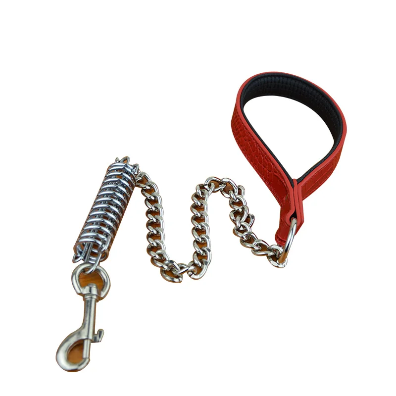 Новое поступление большой Поводок для собаки из натуральной кожи мягкий поводок