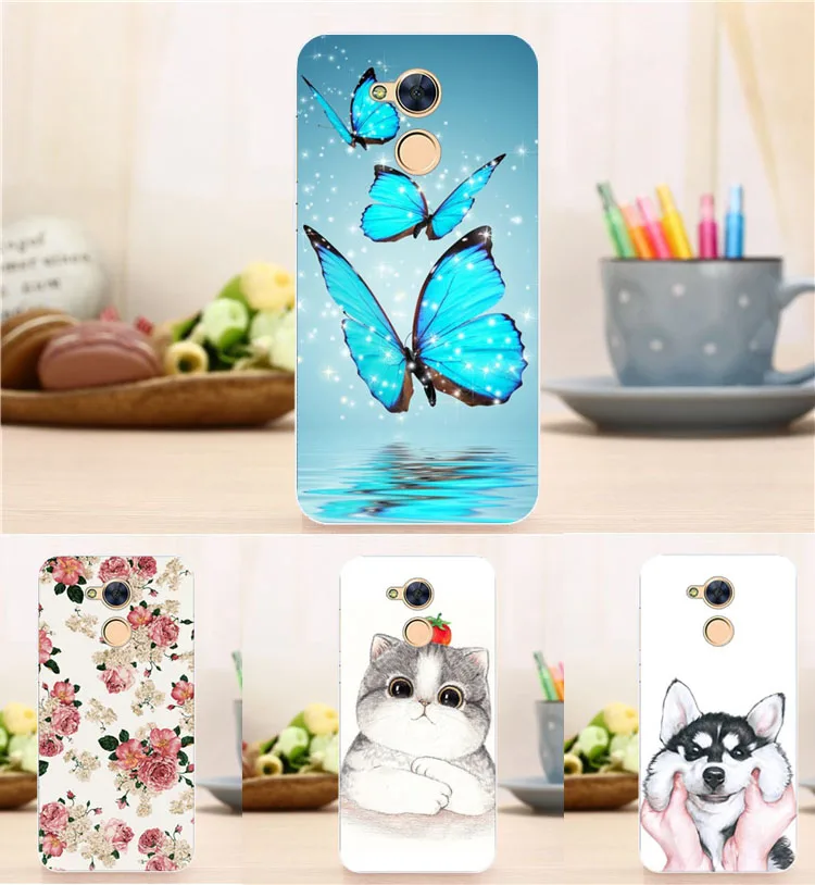 Горячая Распродажа Новое поступление чехол для Huawei Honor 6A DLI-TL20 5 0 новый с цветком A6