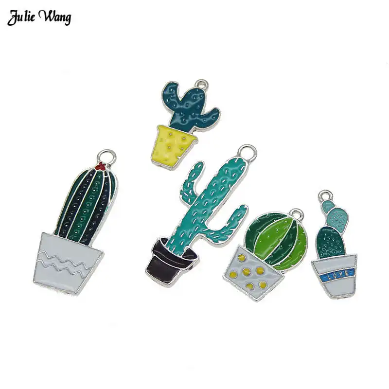 Julie Wang 5 шт. 10 эмалированный шар в горшках кактус подвески для растений DIY