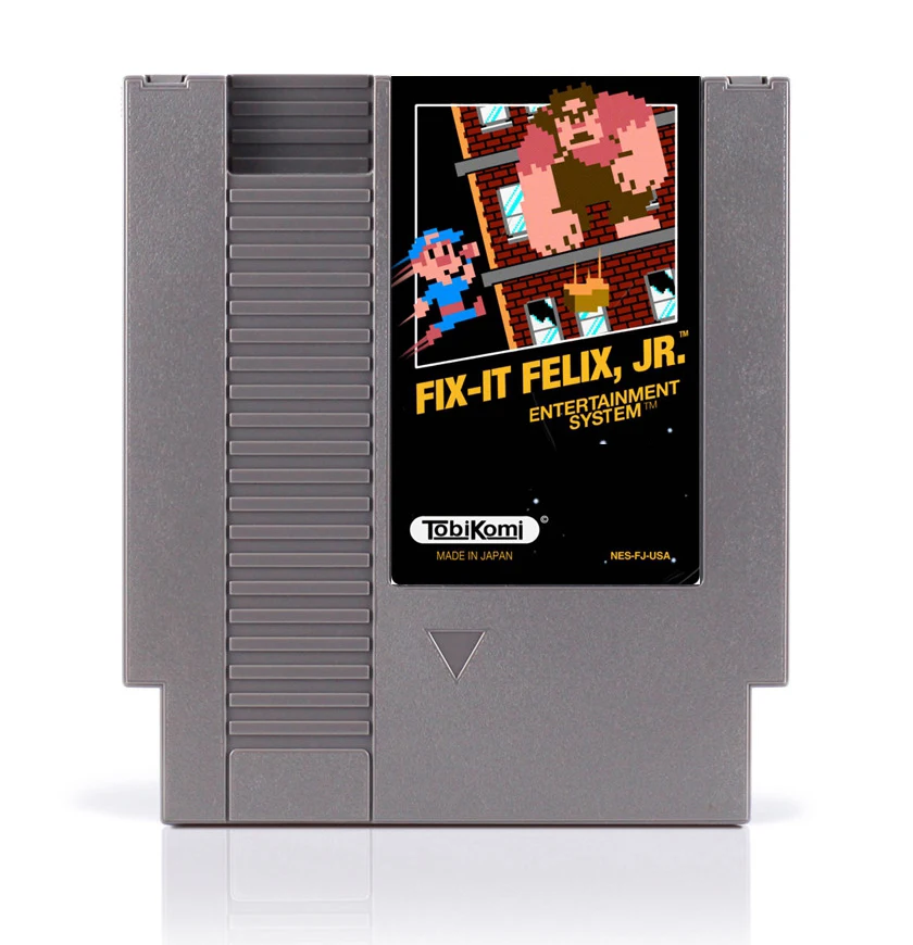 Игровая карта Fix-it Felix Jr 8 бит для игровой консоли с 72 контактами | Электроника