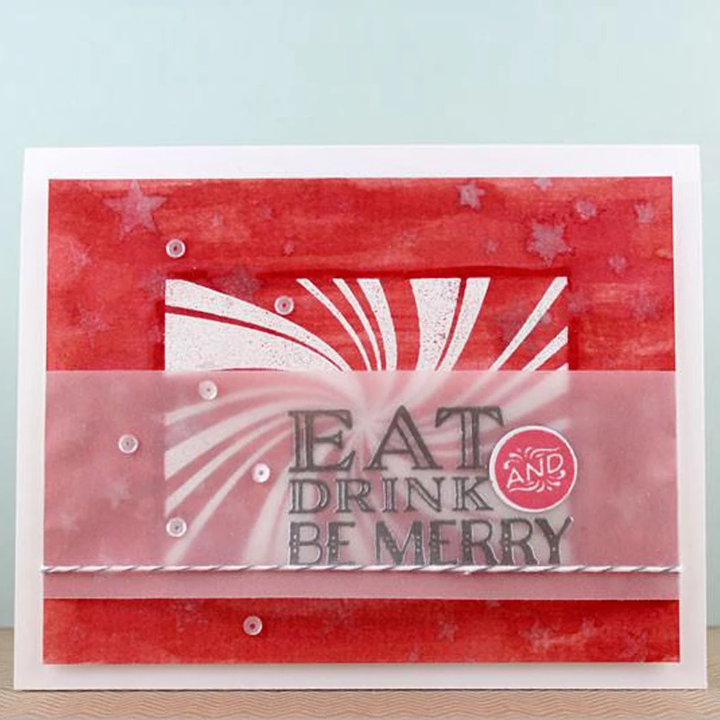 Трафарет с классическими звездами для рукоделия скрапбукинга тисненой бумаги