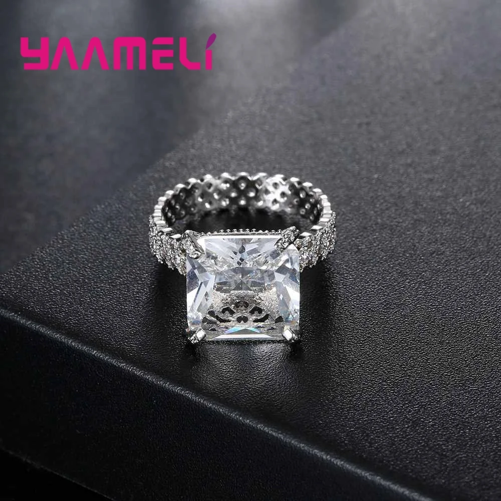 Женское кольцо из серебра 925 пробы с фианитом|925 sterling silver|cubic zirconia jewelrysterling silver jewelry