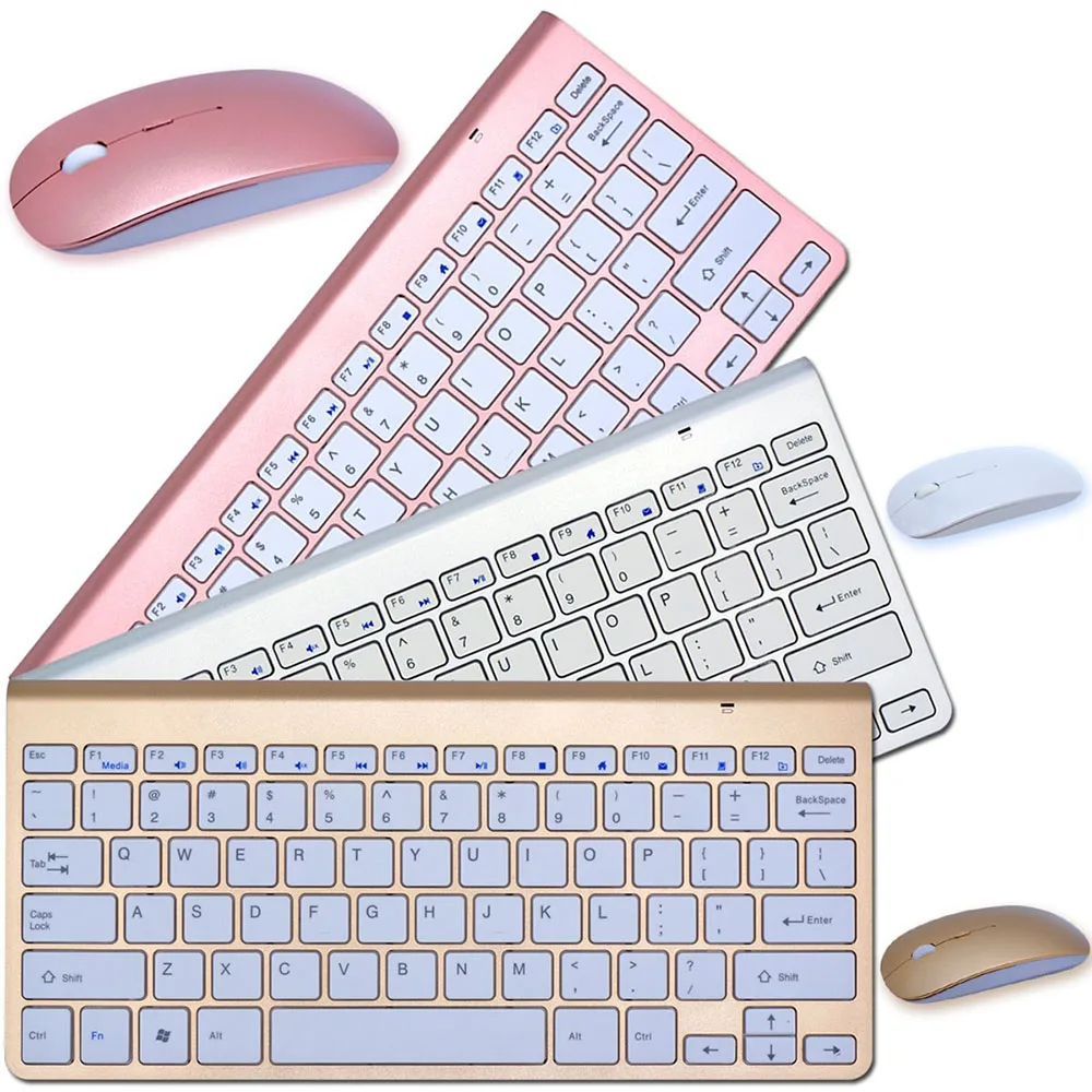 Ультратонкая беспроводная клавиатура и мышь 2 4 ГГц|keyboard mouse combo|mouse combokeyboard |