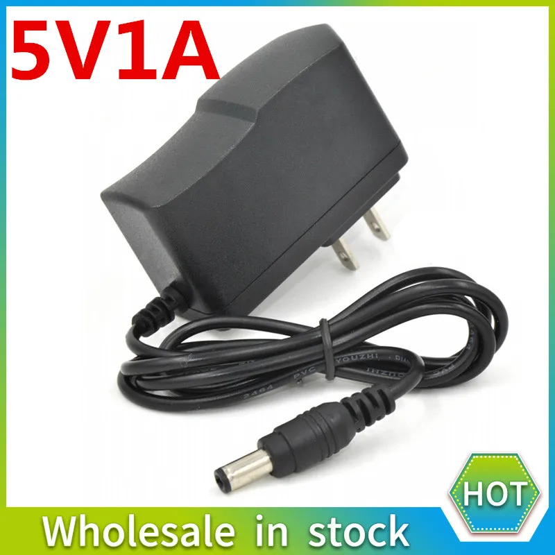 1PCS 5V1A New AC 100V-240V Converter Adapter DC 5V 1A 1000mA Power Supply EU Plug 5.5mm x 2.5/2.1mm | Электроника