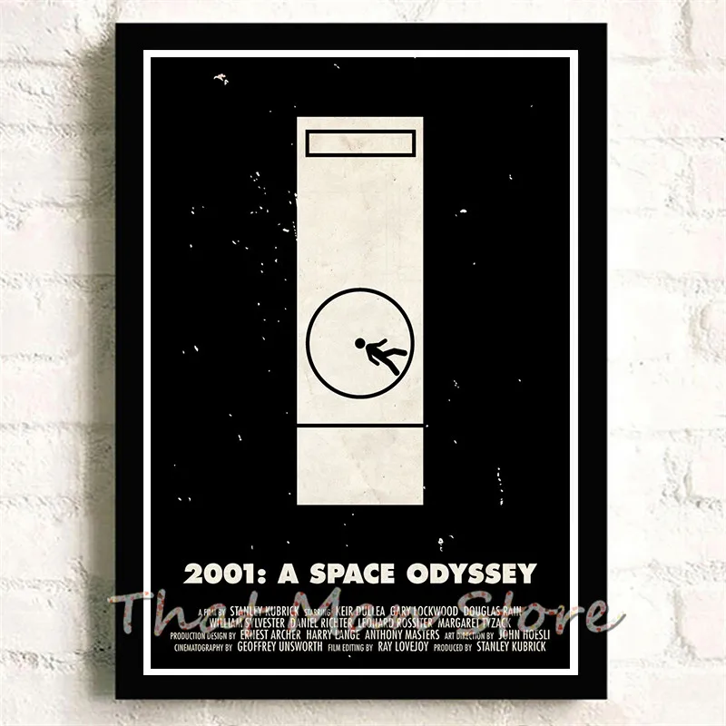 Nostalgic Stanley Kubrick White Kraft Paper Bar High quality Printing Drawing core Decorative Painting 42X30cm A3 | Дом и сад