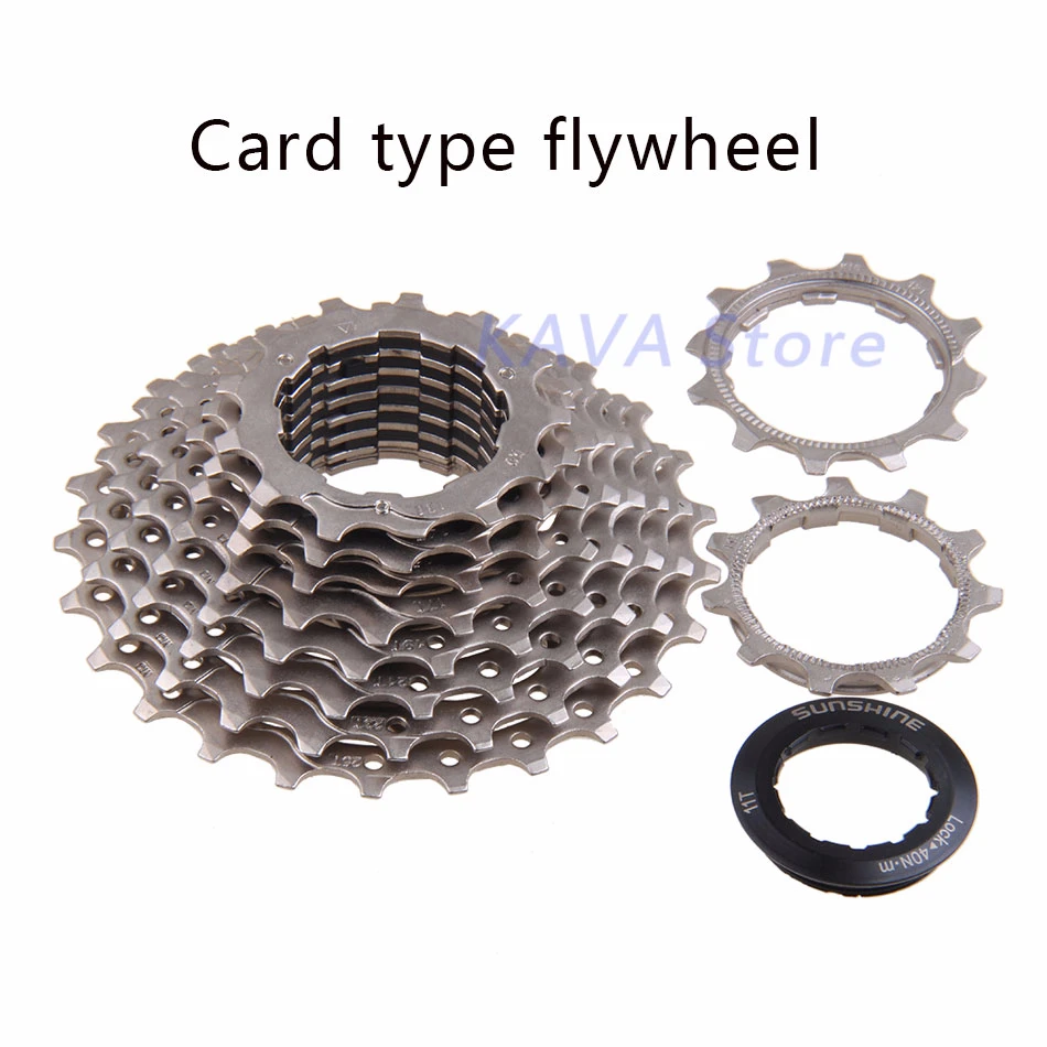 SUNSHINE дорожный велосипед Freewheel 10 S 11-25T велосипедный маховик сталь 10 скоростей кассета Звездочка совместима с частями SHIMANO 5700 k7