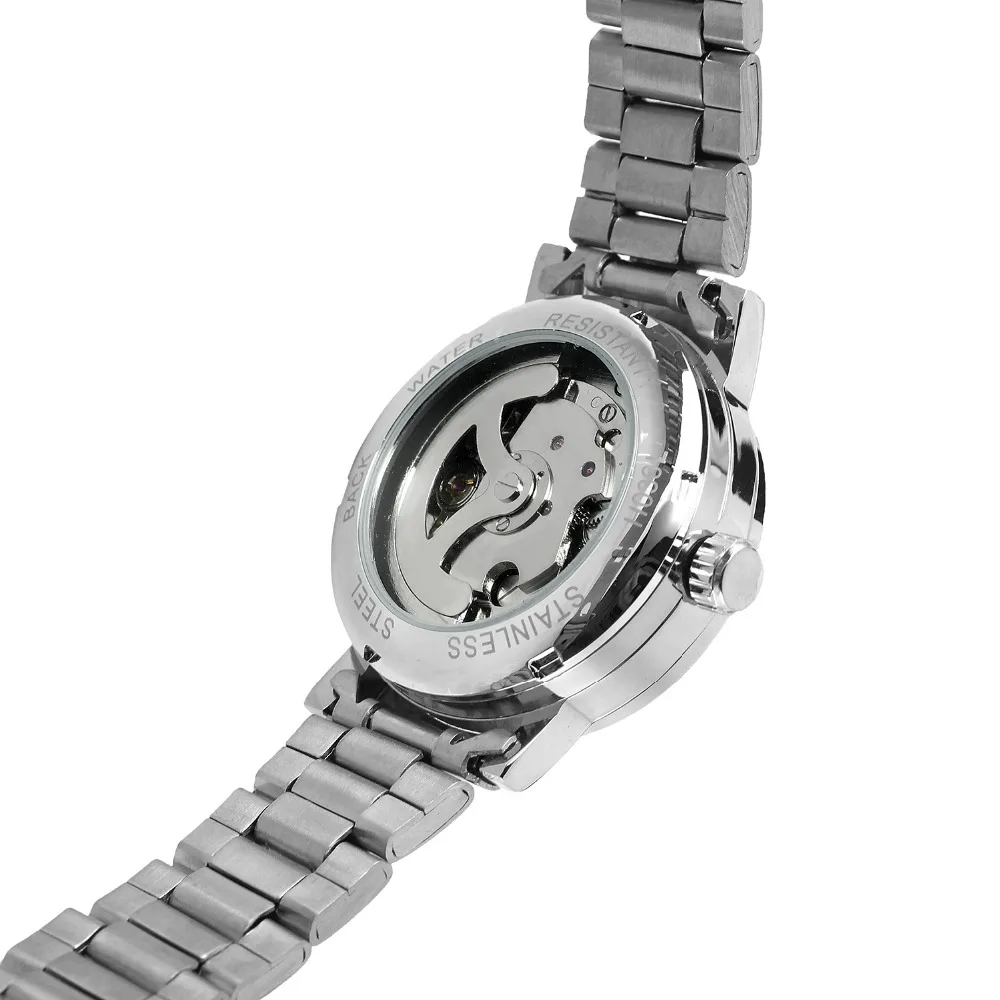 Женские Аналоговые часы-скелетоны с автоподзаводом из нержавеющей стали WRL8005M4