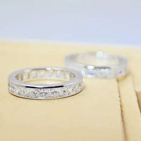 Высокое качество модное ювелирное изделие SS925 серебряное кольцо Блеск