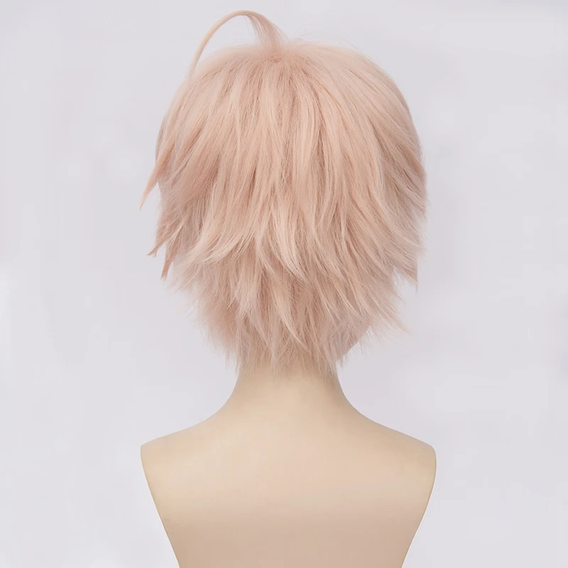 Idolish7 KUJO TENN Короткий прямой парик для косплея 30 см аниме костюм вечерние унисекс синтетические волосы парик розовый для рождественской вечеринки