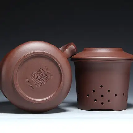 Исинской фиолетовой глины Кунг чашки Fu для увеличения объема ручная работа