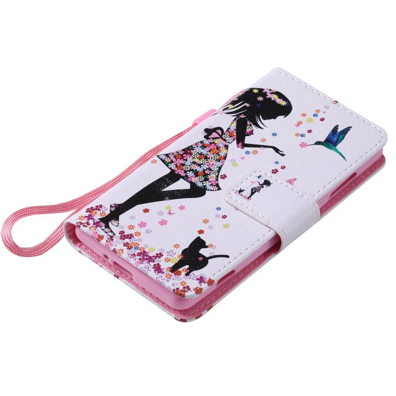 Для Sony Xperia XZ2 Compact Case Cover чехол для телефона из искусственной кожи H8314 H8324 с откидной