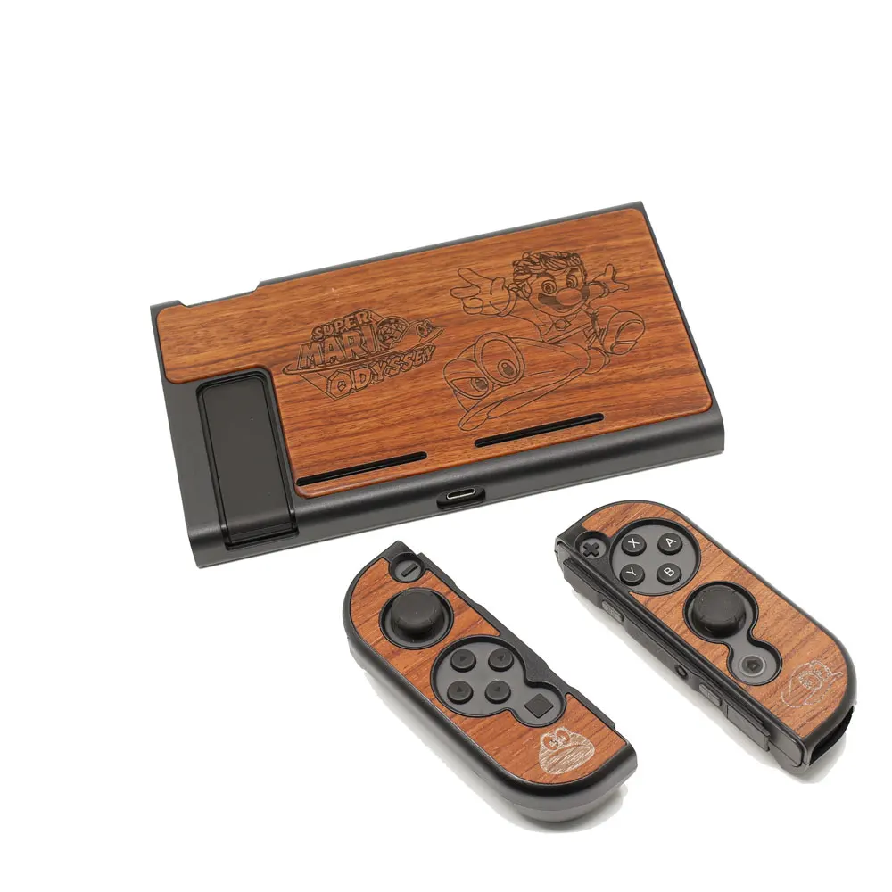 Odesy-Rose Для консольный переключатель Nintendo Joy-Con контроллер защитный слой от пыли резьба по дереву чехол отделенный корпус оболочка сумка для переноски - Цвет: Odesy-Rose