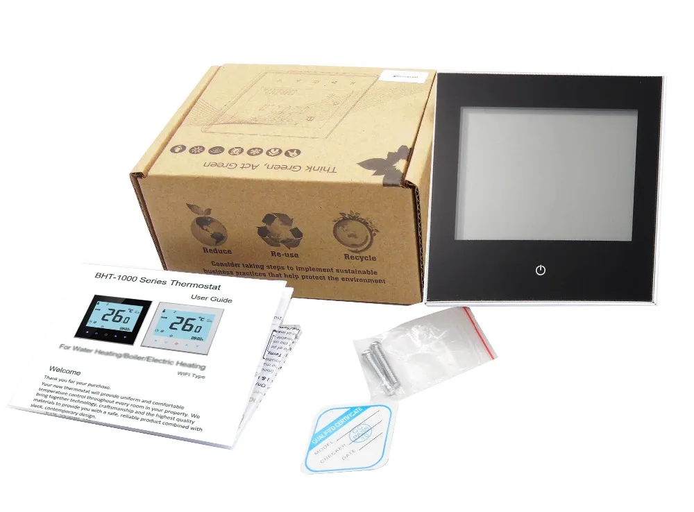 HESSWAY 2P 3 скорости вентилятора катушки блок wifi комнатный термостат 24 В, 95-240VAC для охлаждения отопления работает с Alexa Google home