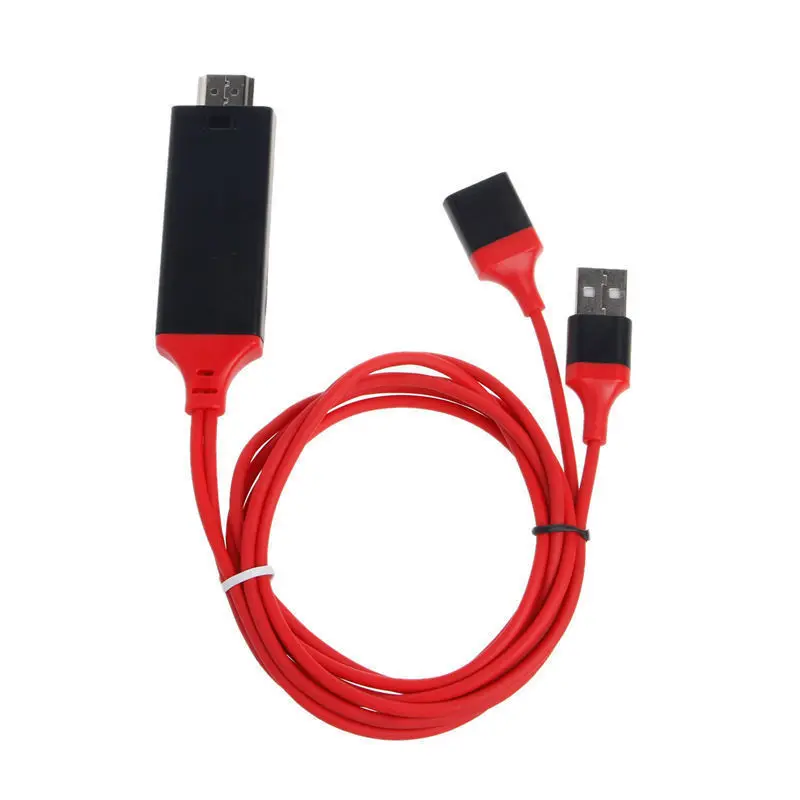 USB Женский HDMI кабель HD ТВ телефона адаптер для iPhone XS MAX XR 6 7 8 плюс samsung galaxy S8 S9 S10 Note8 Note9 Android iOS ТВ