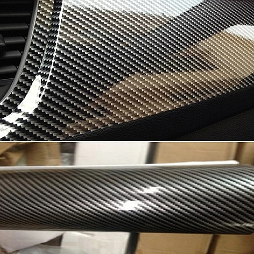 DIY 30*152 см 5D защитные наклейки из углеродного волокна автомобильные для ПК