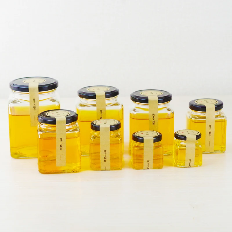 Бесплатная доставка 2 шт./лот Квадратные прозрачные стеклянные пустые бутылки