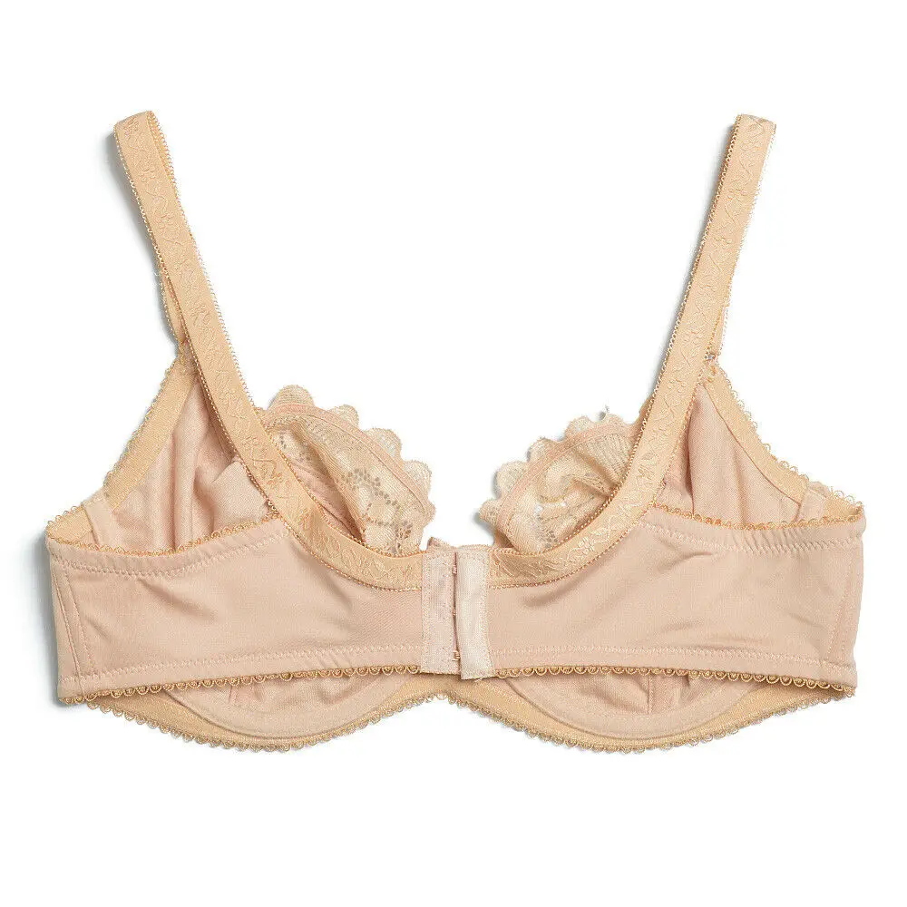 Новый размера плюс бюстгальтер ультратонкий кружевной без косточек для Для