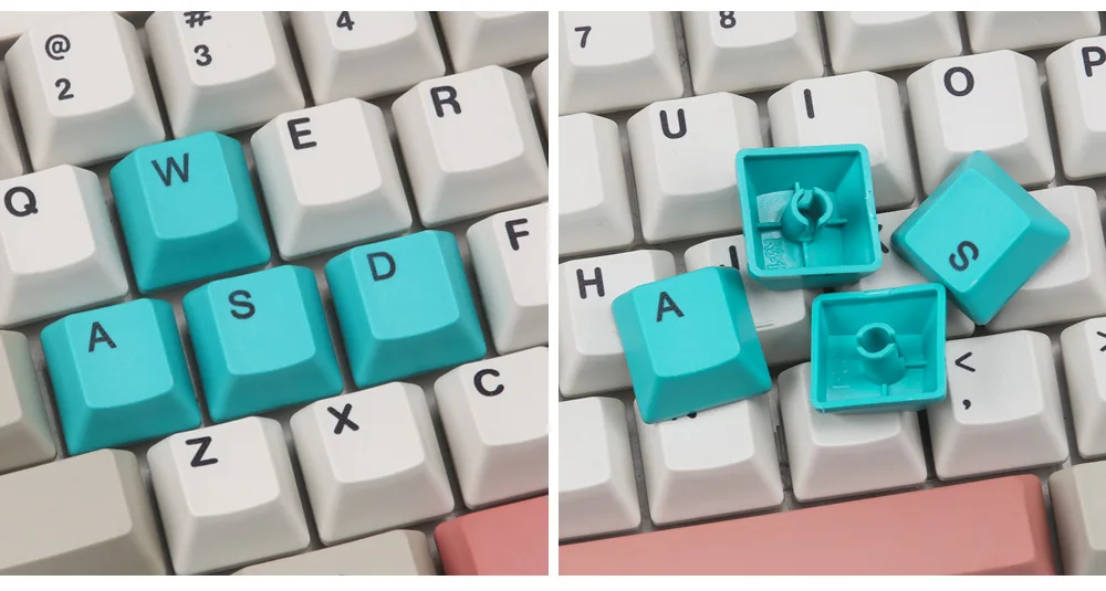 EC WASD краситель-подбитые брелки PBT Материал для клавиатуры Topre realforce HHKB