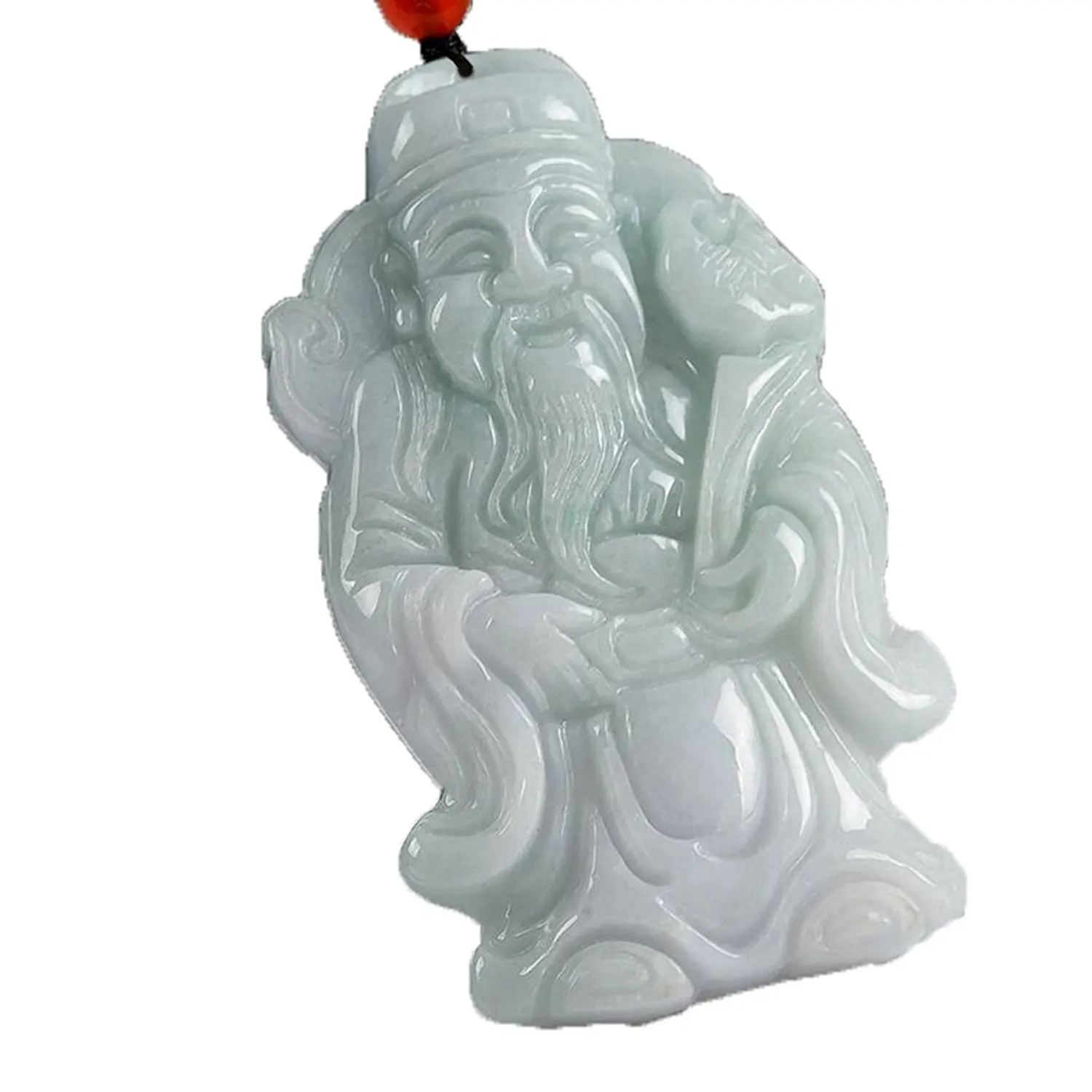 Ювелирные изделия Koraba из натурального нефрита и ручная работа счастливый Бог