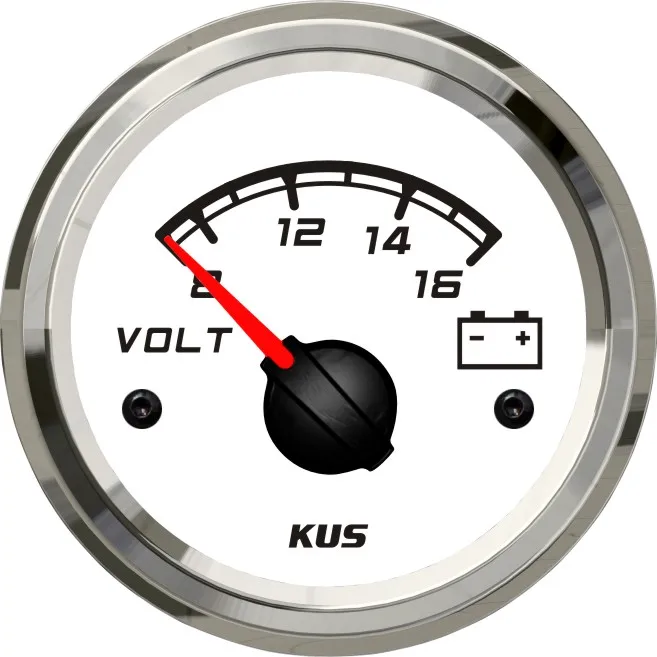KUS 52mm вольтметр измеритель величины напряжения 12V 8 16V|gauge|gauge 52mmgauge volt |