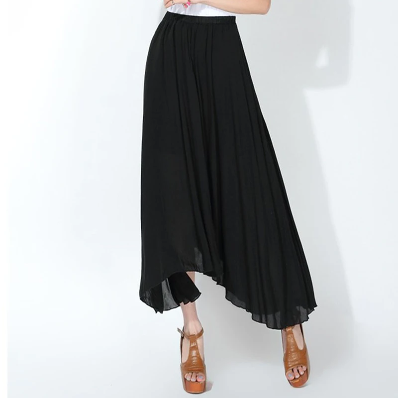 OnnPnnQ новые женские шикарные нерегулярные богемные длинная хлопчатобумажная юбка