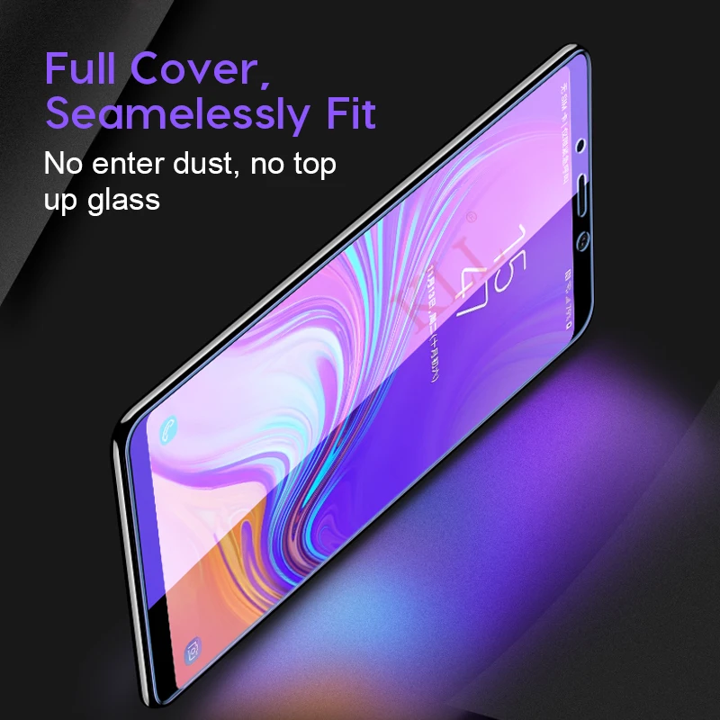 9H полное покрытие анти синий свет закаленное стекло для Samsung Galaxy A9 2018 A8 Star A9s A8s A6s C8