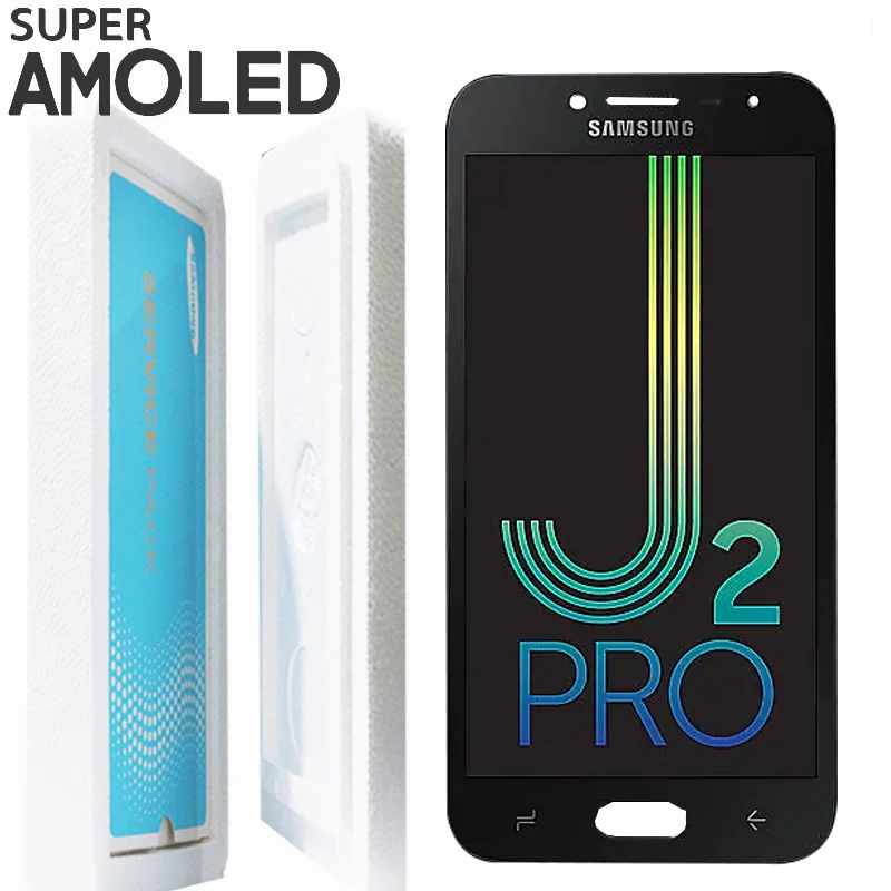 Оригинал 5 0 ''Супер AMOLED Замена для SAMSUNG Galaxy J2 Pro 2018 J250 J250F SM кодирующий