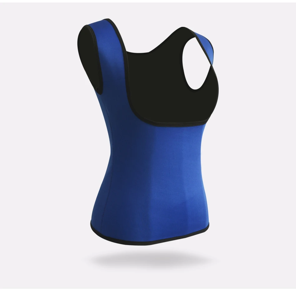 Неопреновый жилет для тренировок по талии Fajas Sweat Body Shaper тонкий корректирующий костюм безрукавки женские корсеты под грудью талии Cincher размера плюс 5XL