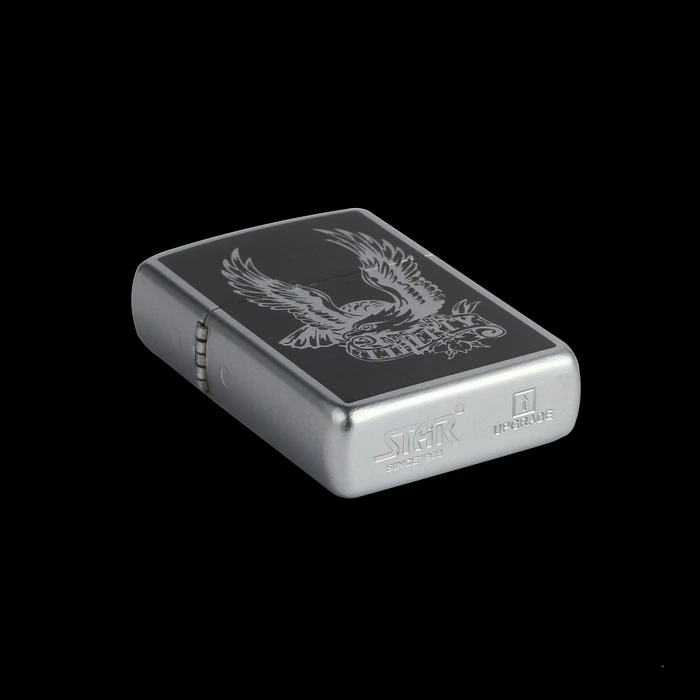 Лидер продаж из металла масло керосин легче с коробкой Для мужчин курить сигары