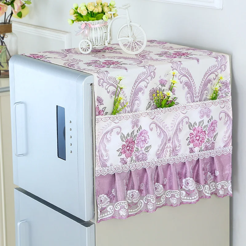Household Dust Cover Refrigerator Towe lFabric Single Open European Multi Purpose Cloth Door Storage Bag | Дом и сад