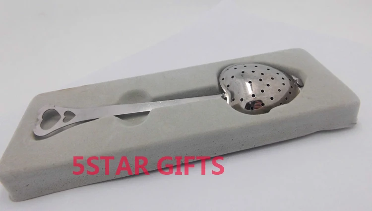 Свадебные вечерние чайные принадлежности в форме сердца из нержавеющей стали |