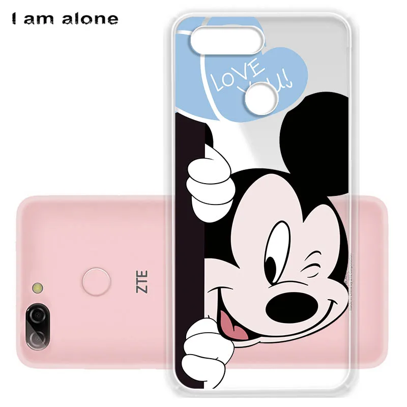 Solf TPU BT14 Чехлы для телефонов I am alone для zte Blade V9 Vita, 5,45 дюймов, мягкие сумки из ТПУ, Модный милый мобильный телефон для zte V9 Vita - Цвет: Solf TPU BT14