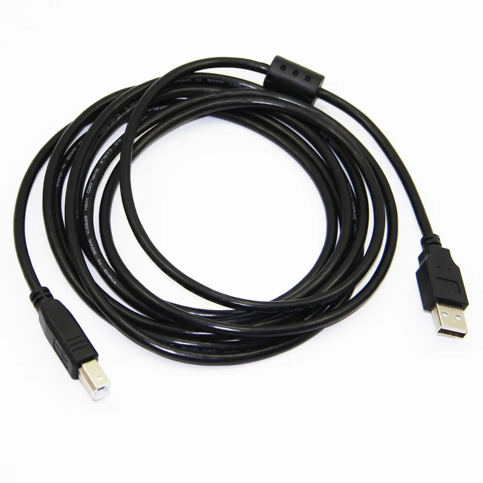 Lballist USB 2,0 кабель USB для принтера type A Male to type B Male фольга плетеная(внутри) экранированная 30 см 50 см 1 м 1,5 м 1,8 м 3 м 5 м