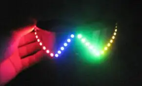 

Light and colorful LED glasses show flash light glasses LED flash glasses support custom remote control blasting