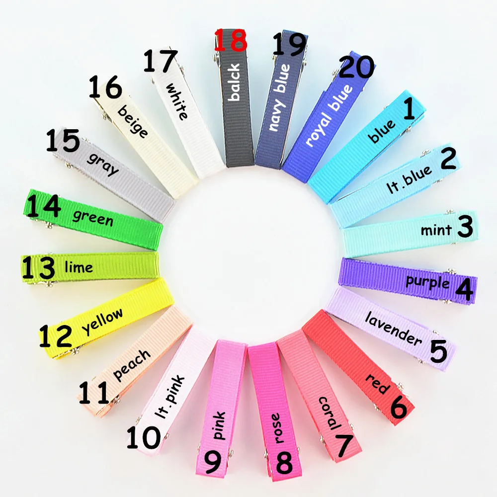 Зажимы типа крокодил 1 96 дюйма с полностью подкладкой 60 шт./лот не скользят