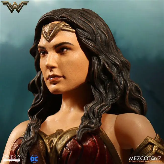 DC Comics Wonder Woman фигурка игрушки кукла 18 см DC justice League Mezco Wonder Woman Gal Gadot Коллекционная модель Фигурки игрушки