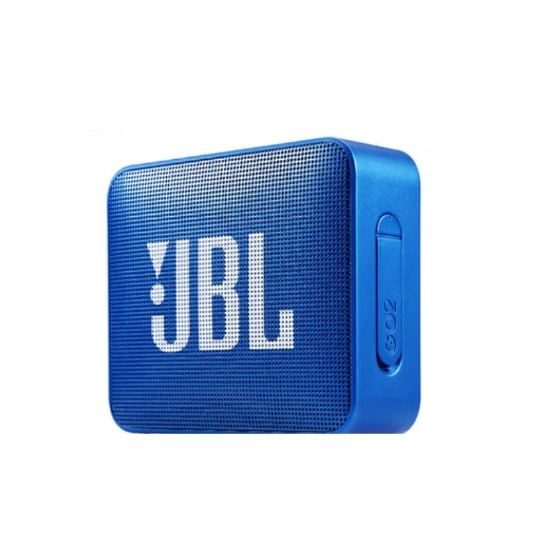Синий JBL Go 2 Мини Портативный беспроводной IPX7 водонепроницаемый Bluetooth динамик с сабвуфером бас-эффект - Цвет: Синий