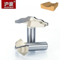 huhao 1pc 12 shank trimmer router bits for wood tungsten carbide woodworking engraving endmill tools for hard wood mdf