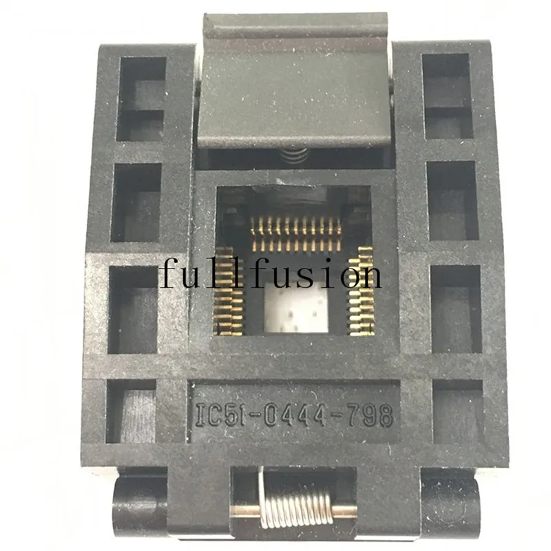 IC51 0444 798 QFP44P IC тестовое гнездо 0 8 мм Шаг 10X10 Yamaichi ожога в розетке|Промышленные